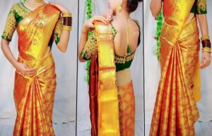 how wear silk saree