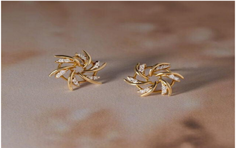 Gold Stud Earrings